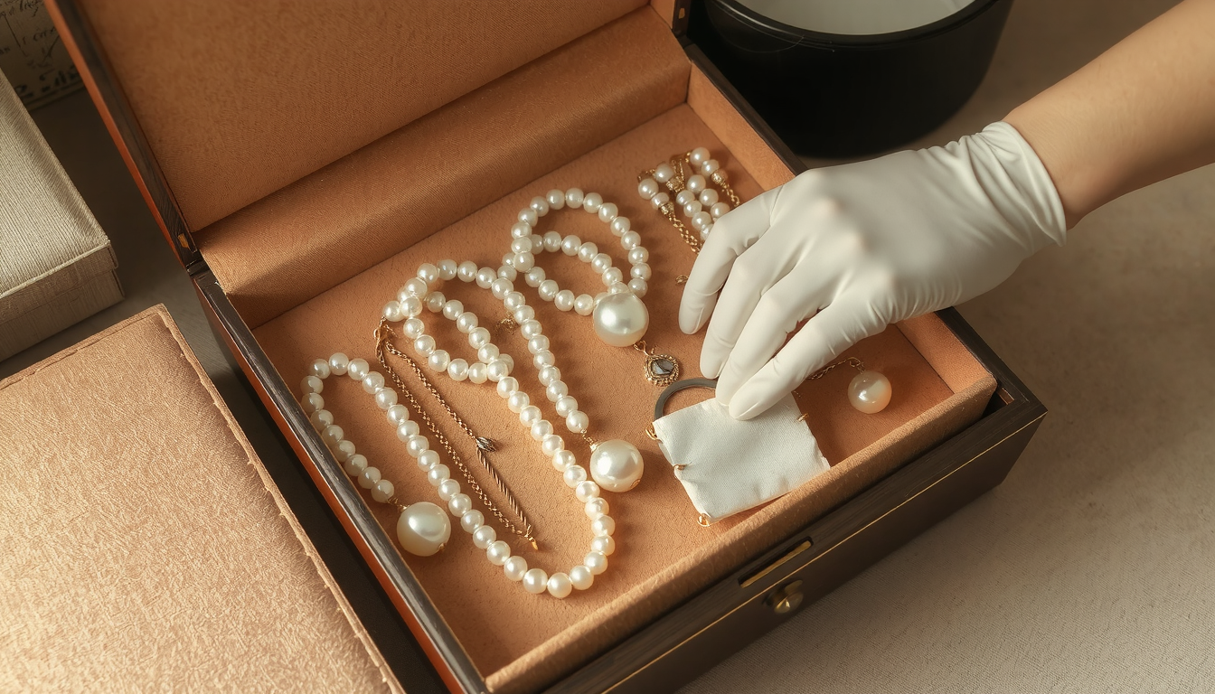 how to clean pearls 4